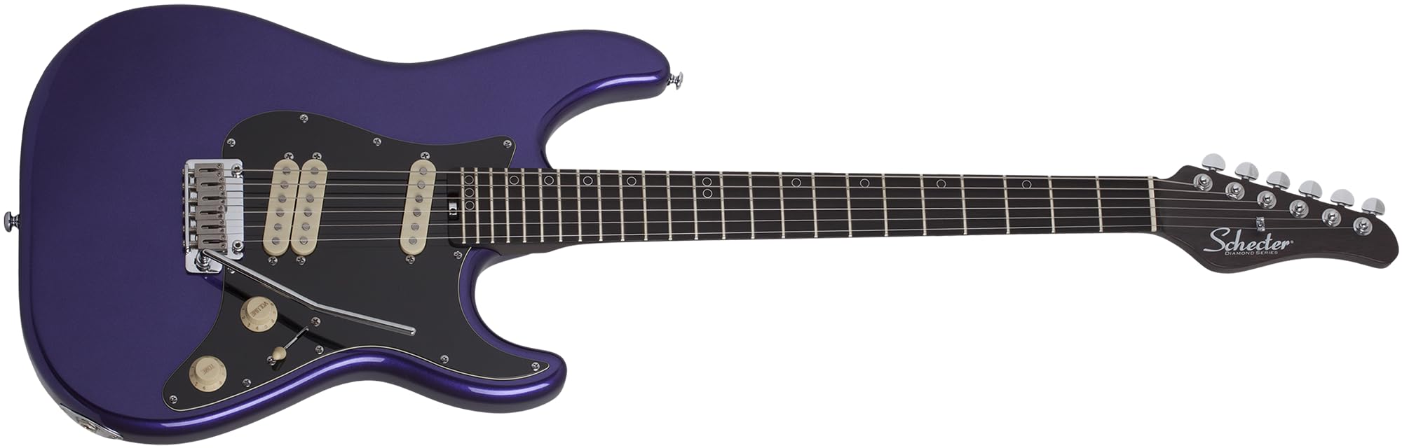 Amazon.com: Schecter MV-6 Electric Guitar - Metallic Purple with